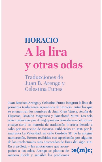 A la lira y otras odas ...